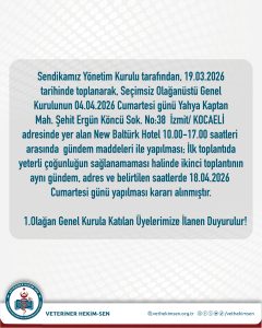 Seçimsiz Olağanüstü Genel Kurul ve Tüzük Değişikliği