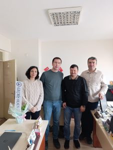 Meslektaşımıza geçmiş geçmis olsun ziyareti yapıldı.