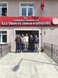 Tonya İlçe Tarım ve Orman Müdürlüğü ziyaret edildi.